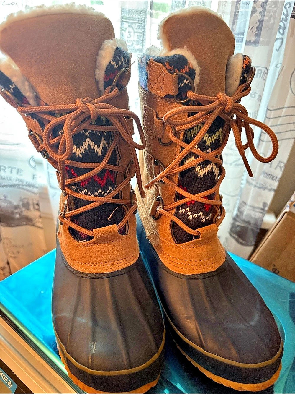 Kamik Brown & Black Winter Boots